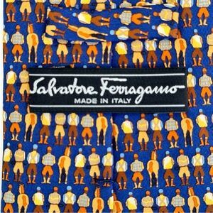 Salvatore Ferragamo silk tie